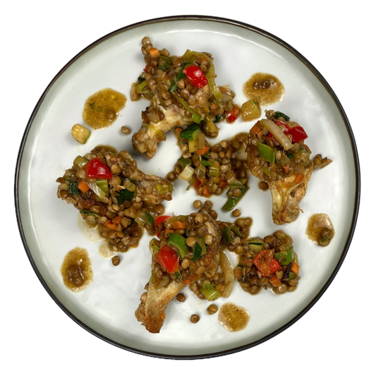 Linzenstoofpot met Kipkluifjes