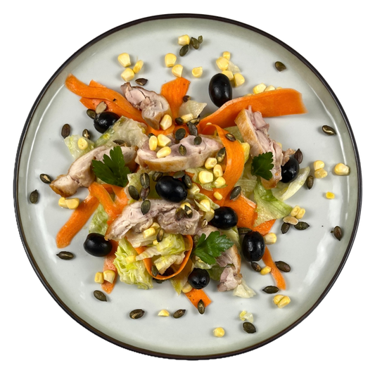Gemengde Salade met Kippedijfilet